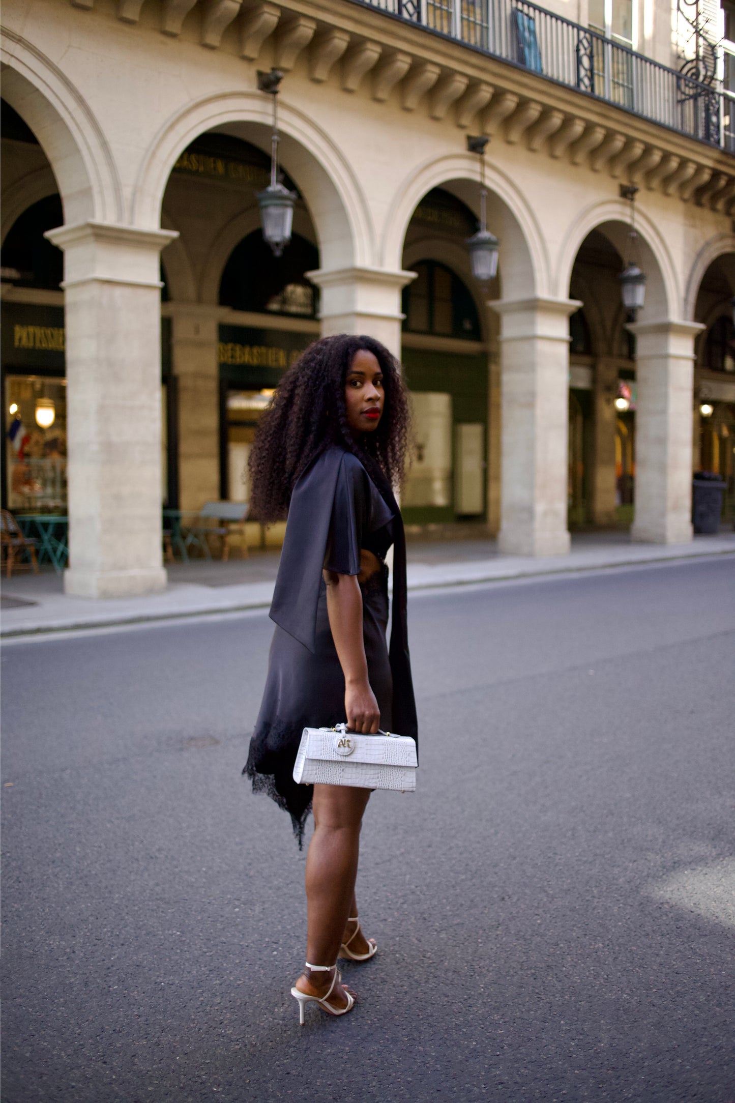 LE SAC KALÈXÈ CROCO BEIGE