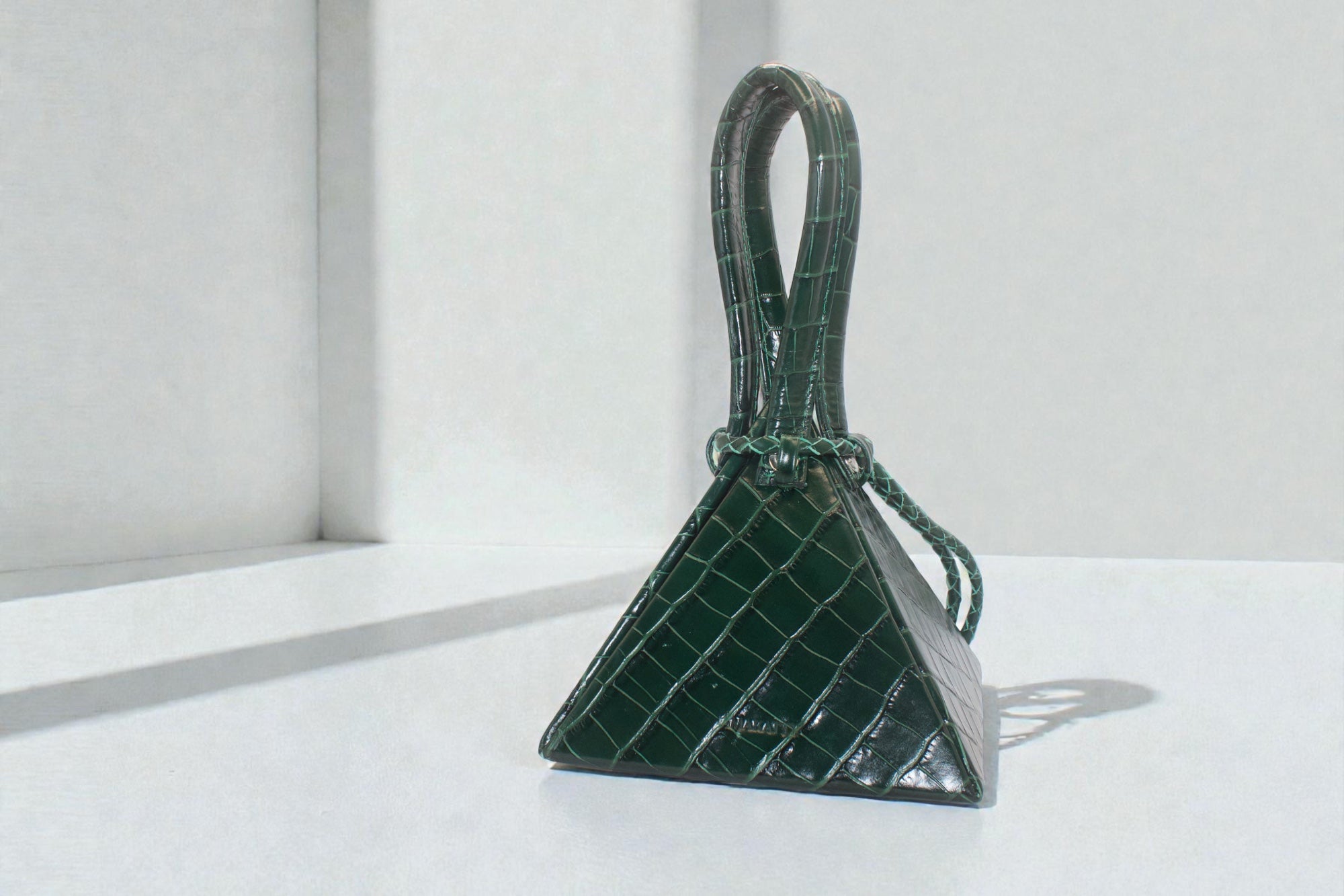 Le sac Débédi Vert croco