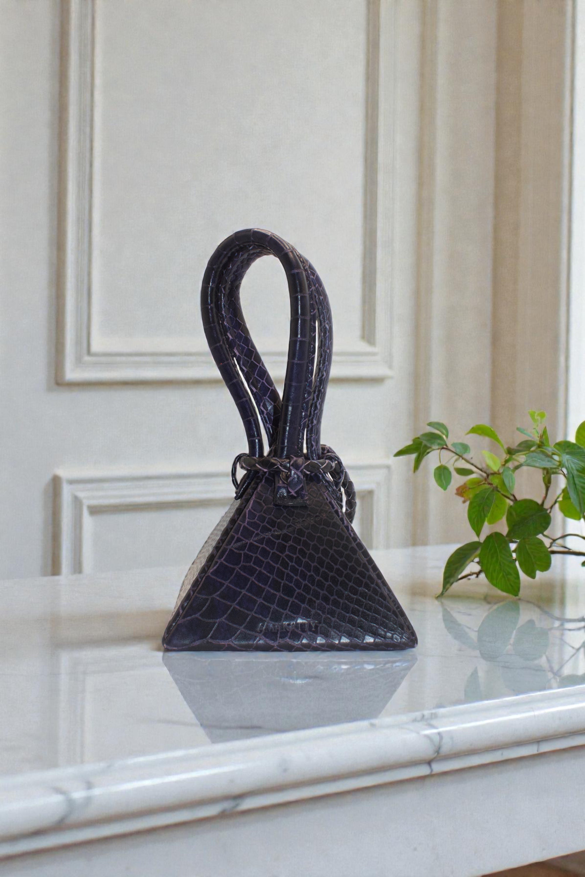 Le mini Sac Débédi imprimé Violet