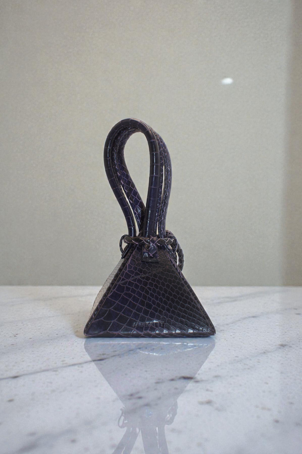 Le mini Sac Débédi imprimé Violet