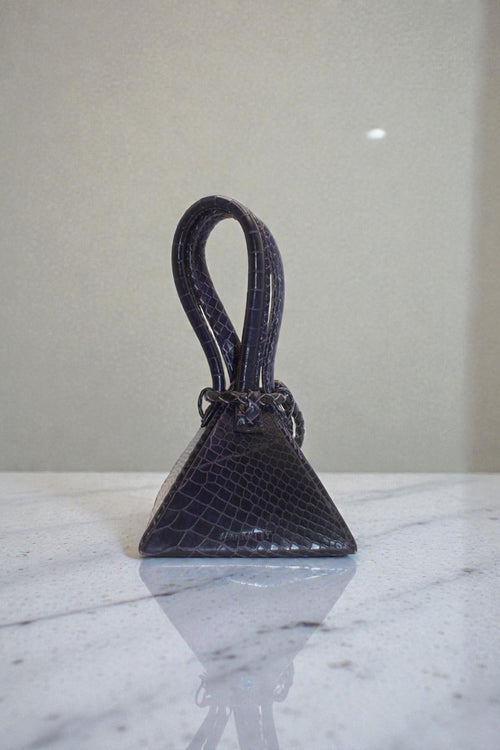 Le mini Sac Débédi imprimé Violet