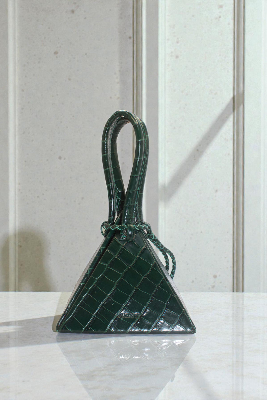 Le mini Sac Débédi Vert croco